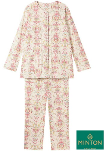 【綿１００％】ふわっとやわらかなスムース原料品／ミントンパジャマ／ＭＩＮＴＯＮ／NDX541 母の日