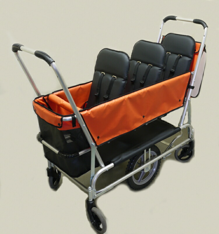 楽天市場】お散歩カート 五十畑工業 多人数用ベビーカート S-88 対面式