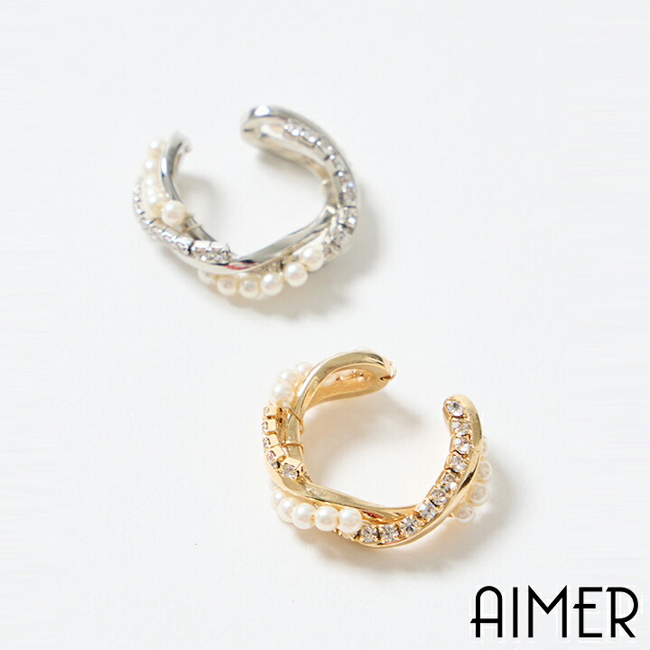 【楽天市場】【30%OFF】【SALE】クロスパールイヤ−カフ【パーティーアクセサリー パーティーイヤリング ドレス用イヤリング イヤーカフ ...