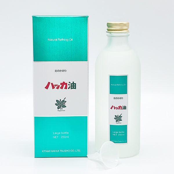 【5/25限定！抽選で最大100%ポイントバック】北見ハッカ　ハッカ油徳用ボトル　250ml