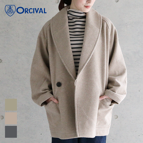 ORCIVAL オーシバル ショールカラーコート www.dinh.dk