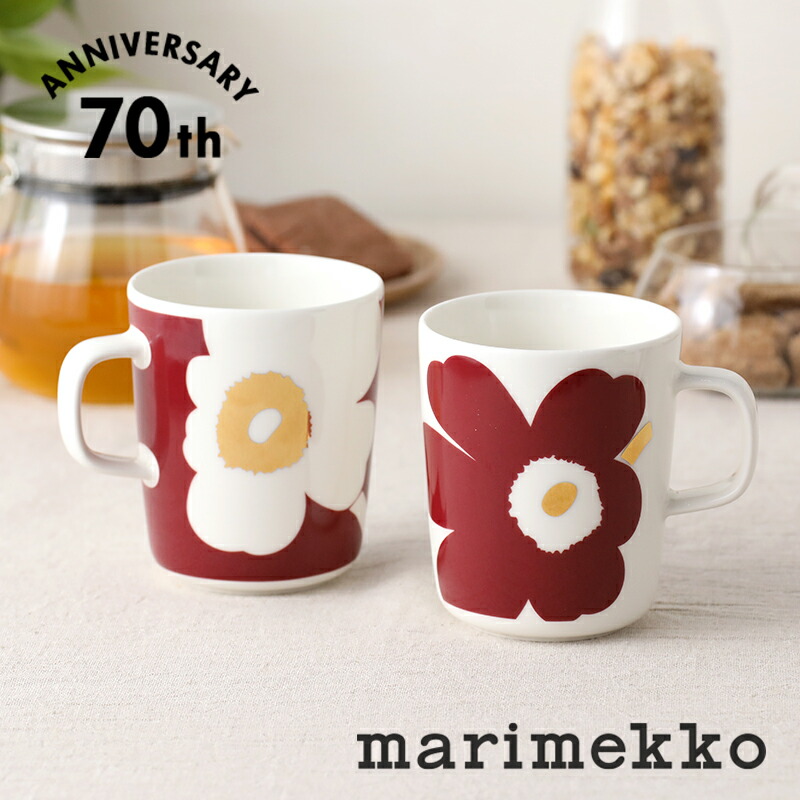 けられる marimekko - ユフラ ウニッコ コーヒーカップセット プレート