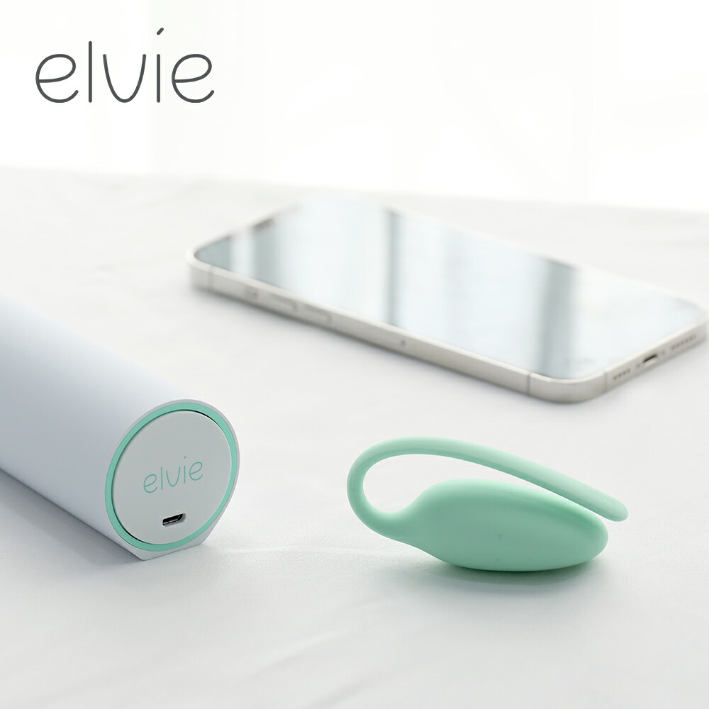 新作入荷!!】 スマートデバイス ちつトレ 充電式 膣トレ IoT 骨盤底筋 elvie 産後 bluetooth トレーナー 尿もれ対策 膣圧 トレーニング フェムテック エクササイズ スマート充電 インナーマッスル エルビー トレーニング 防水 ダイエット