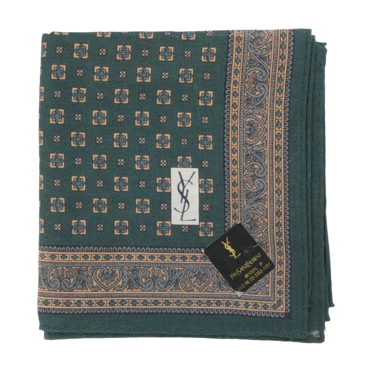 楽天市場】【送料無料】 イヴ サンローラン スカーフ オレンジ