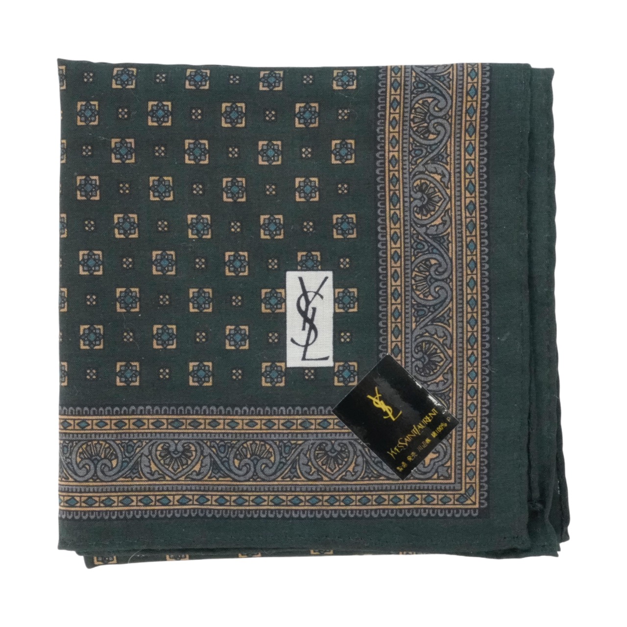 Yves Saint Laurent チェック柄スカーフ 75cm 楽天市場】YVESSAINTLAURENT イヴサンローラン チェック柄