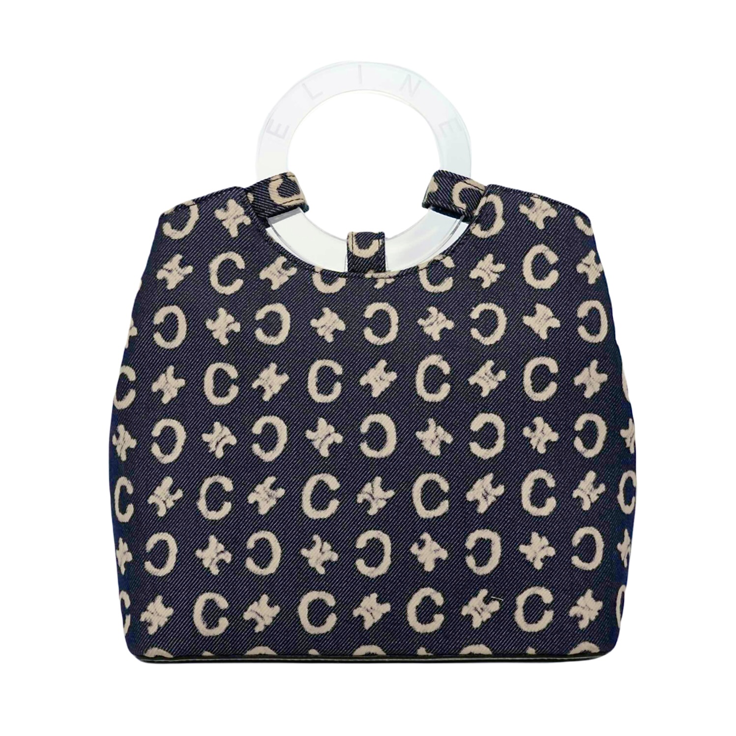 楽天市場】○【中古】セリーヌ ハンドバッグ CELINE マカダム柄