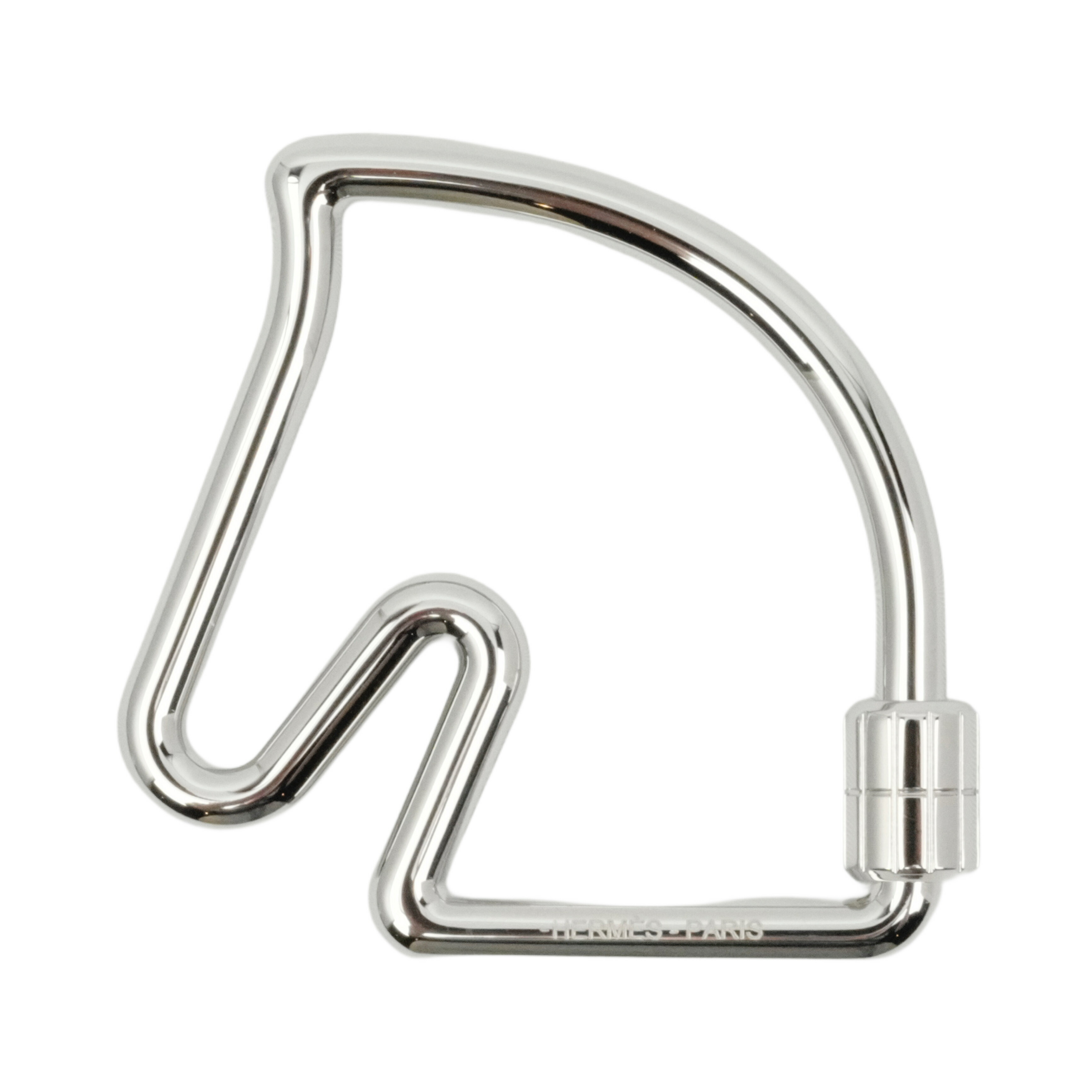 楽天市場】【中古】 エルメス HERMES シュバル キーリング メタル