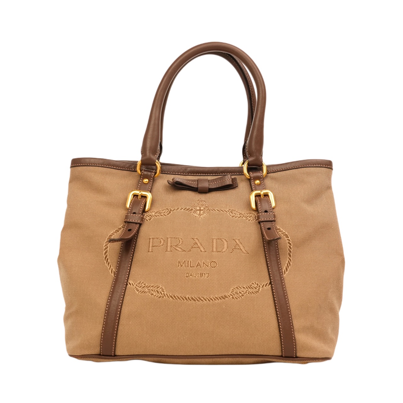 PRADA キャンバス×レザー ヴィンテージバッグ 楽天市場】美品 PRADA プラダ JACQUARD VICHY ハンドバッグ