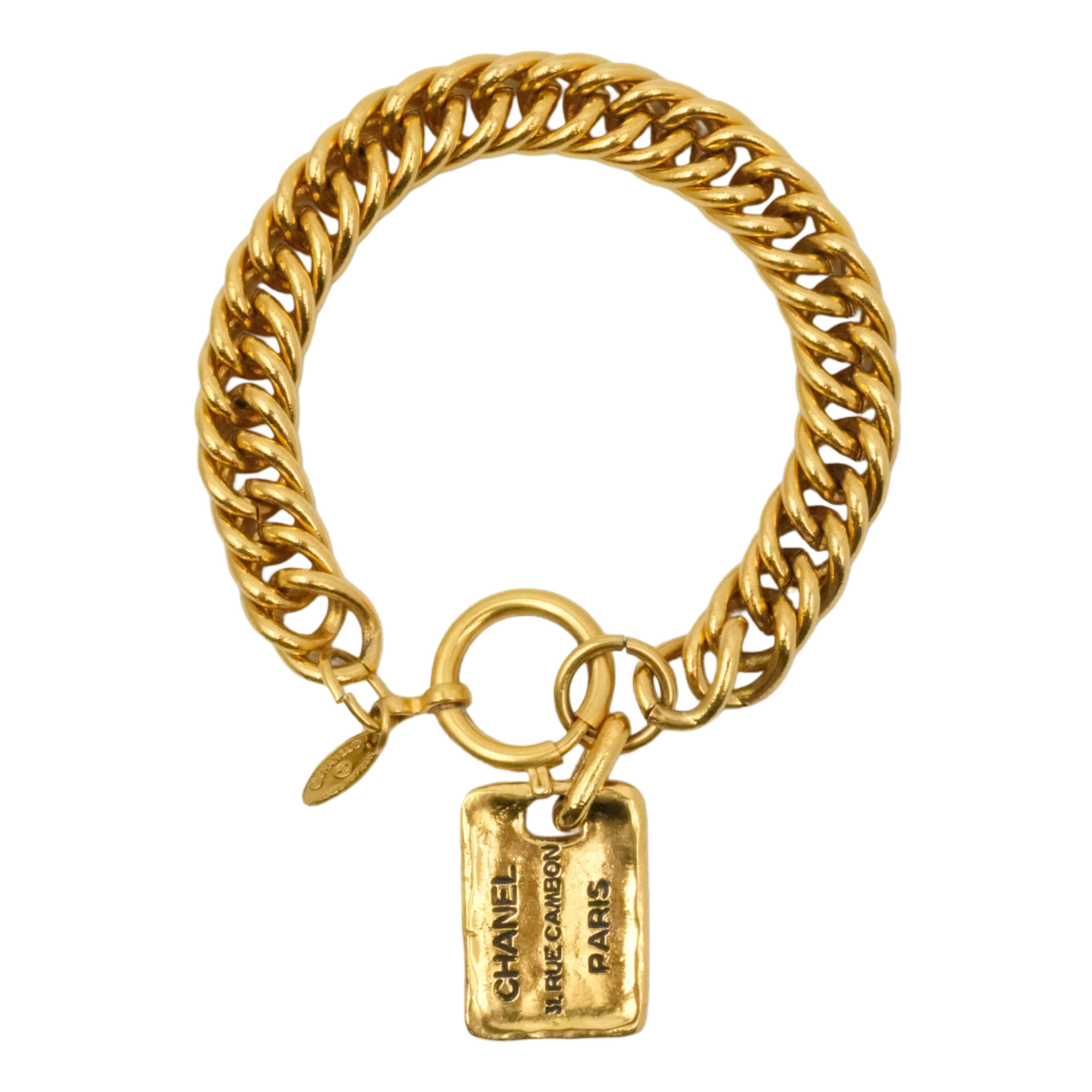 シャネル バングル チェーン Tバー 28 喜平 革 ゴールド 金具 リング シャネル バングル チェーン Tバー 28 喜平 革 ゴールド 金具 リング