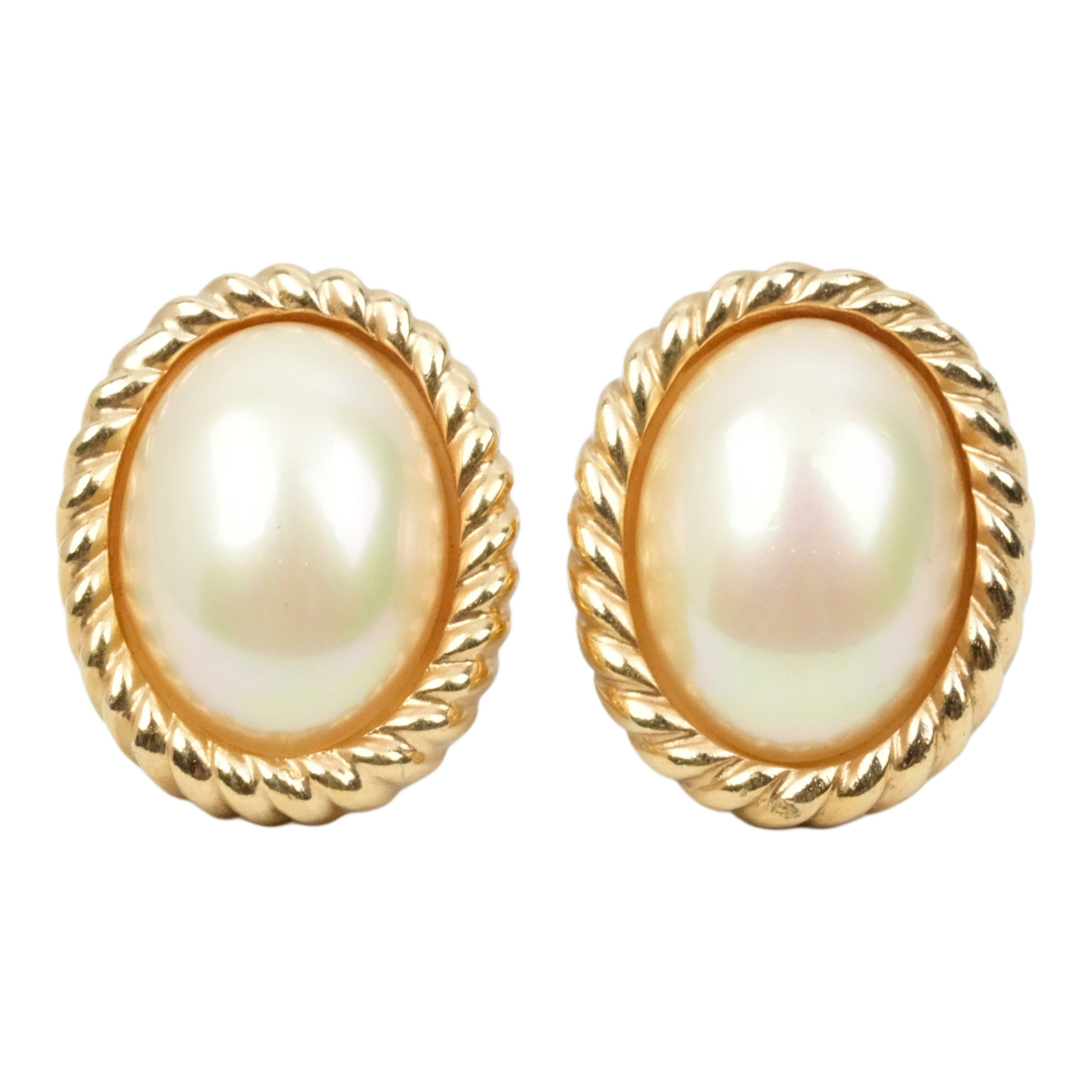 【中古・VINTAGE】 CHRISTIAN DIOR クリスチャンディオール イヤリング ゴールド ヴィンテージ Earring