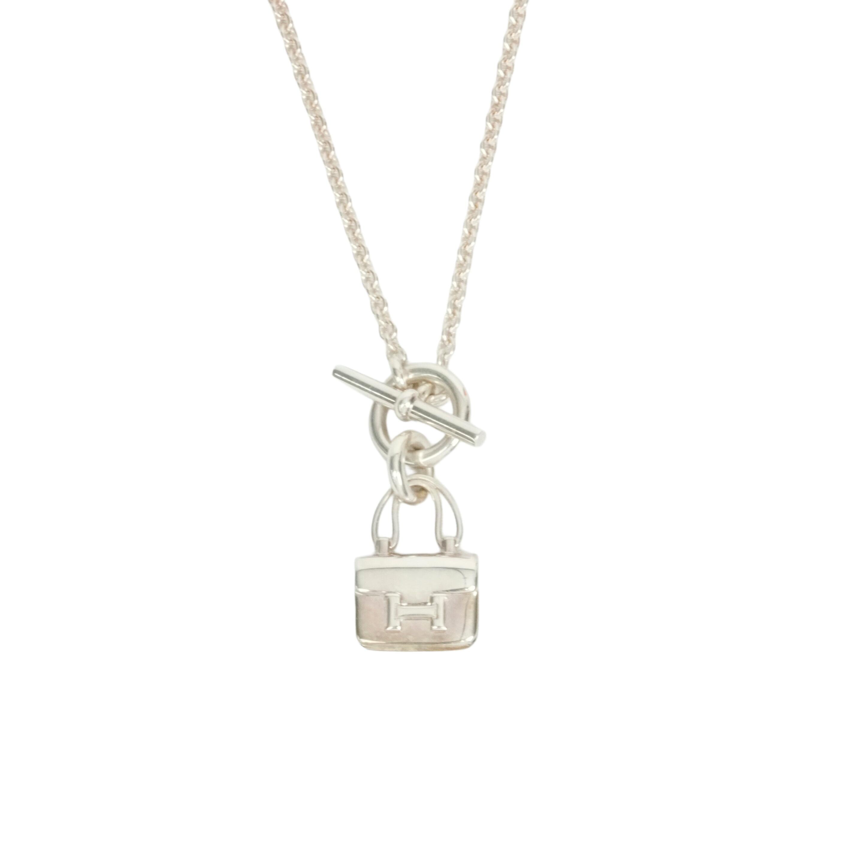 【中古・VINTAGE】 HERMES エルメス アミュレット コンスタンス ネックレス Ag925 シルバー ヴィンテージ Amulet Constance Necklace 65,945円
