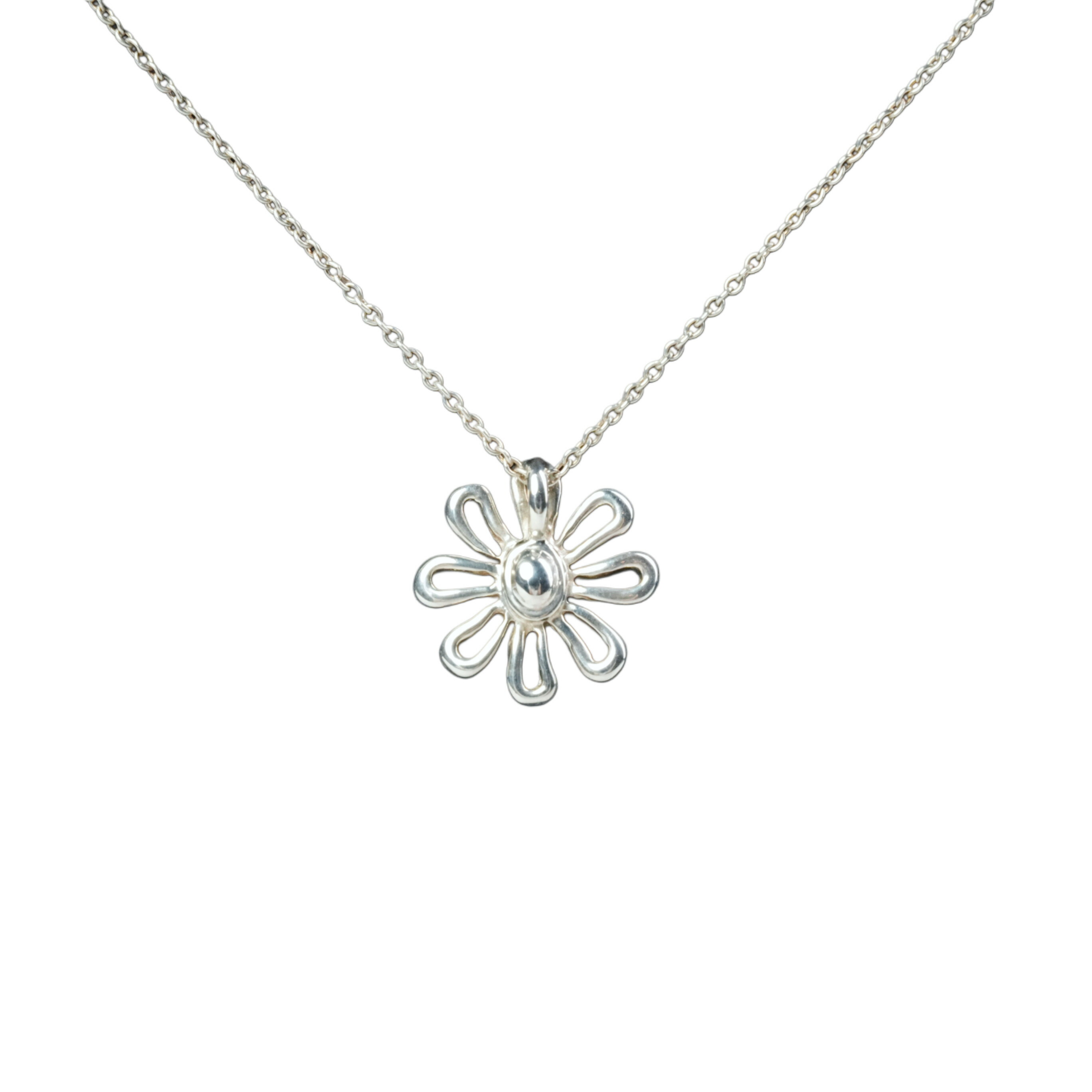 ✨Tiffany necklace✨ティファニーネックレス　フラワー　SV925 楽天市場】ティファニー/SV925×750YG フラワー モチーフ