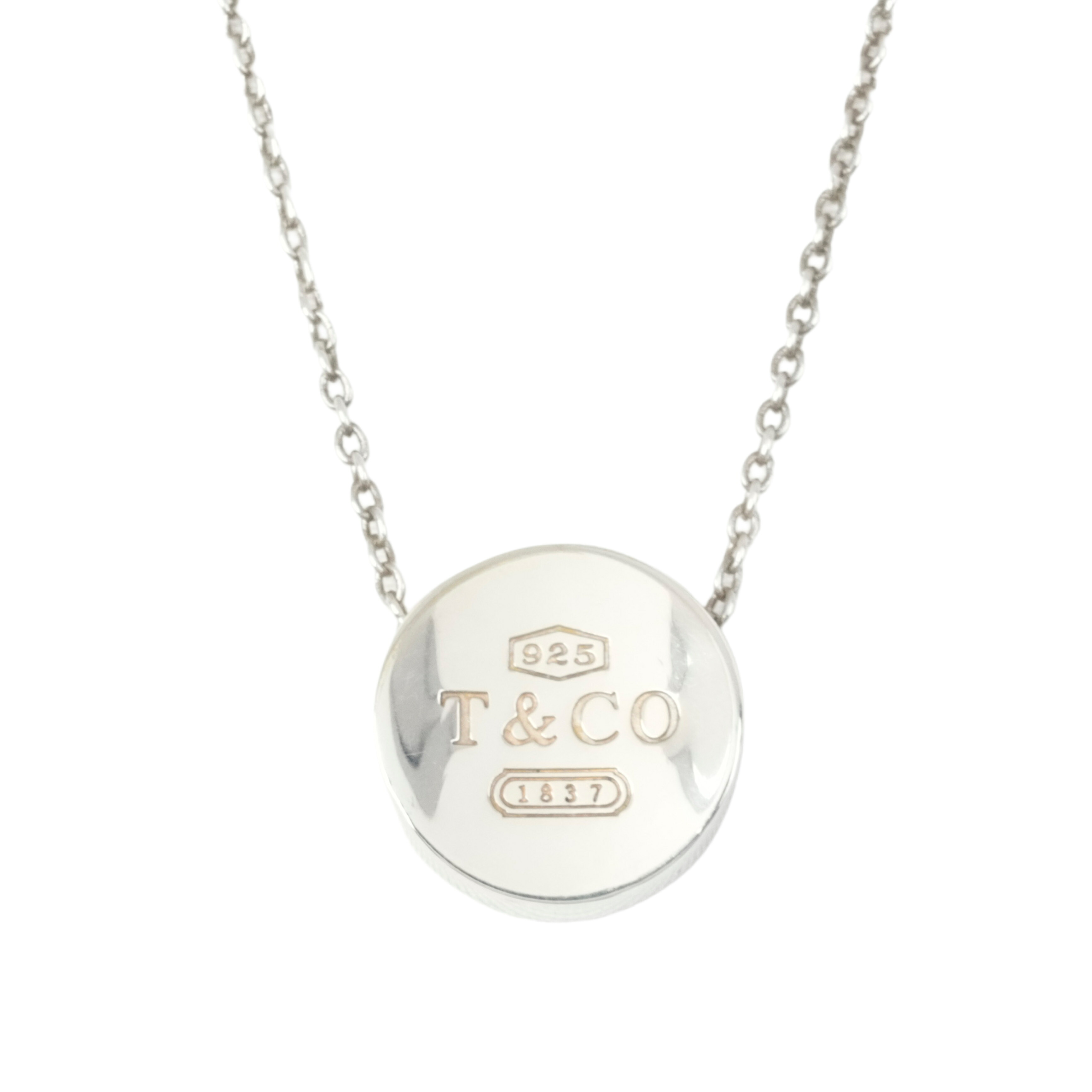【中古・VINTAGE】TIFFANY&CO ティファニー コンケープサークル ネクレッス SV925 シルバー ヴィンテージ Concave Circle Necklace|AIME VINTAGE