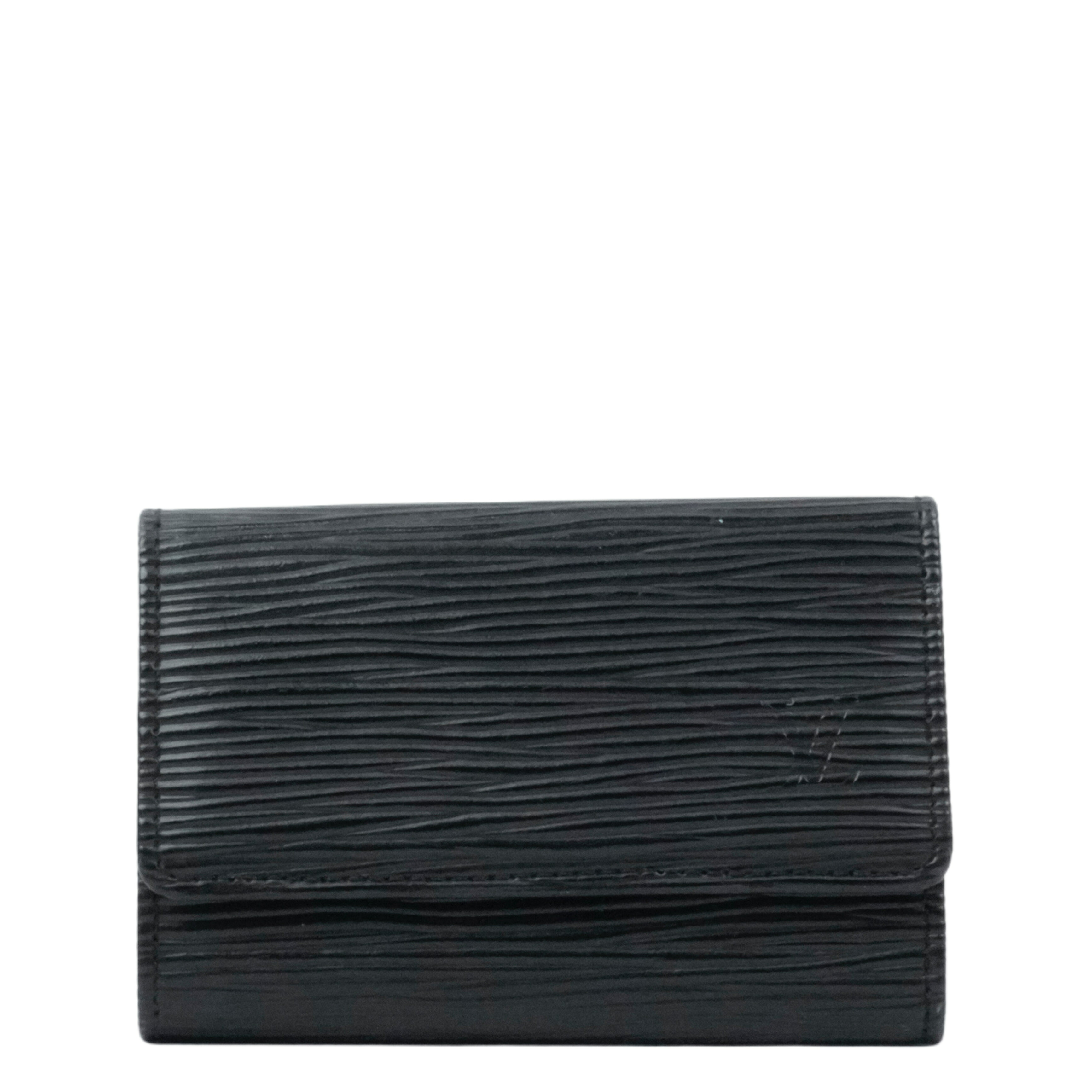 【中古・VINTAGE】 LOUIS VUITTON ルイヴィトン キーケース M63812 ブラック レザー ヴィンテージ Epi Key Holder