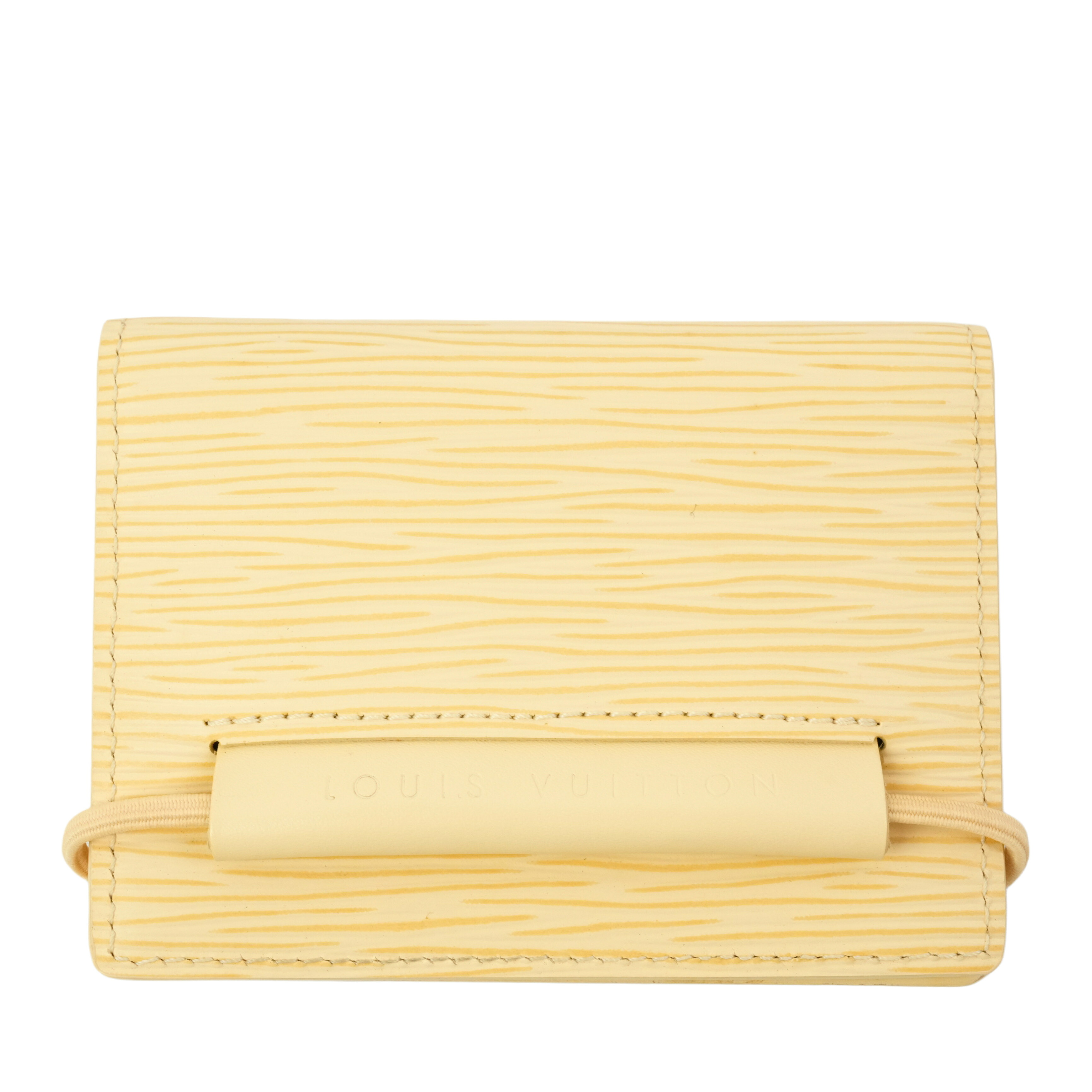 【中古・VINTAGE】 LouisVuitton ルイヴィトン エピ カードケース M6367A イエロー レザー ヴィンテージ Epi Card case