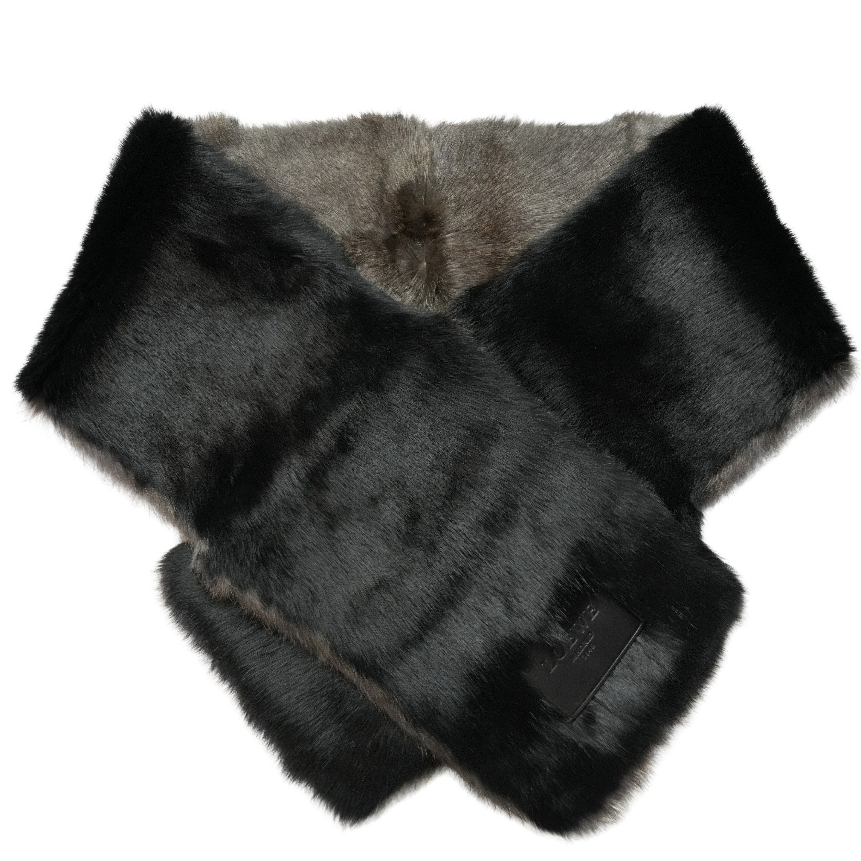 LOEWE　ロエベ　ラム　アナグラム　リバーシブルマフラー 楽天市場】【中古】ロエベ LOEWE アナグラム マフラー リバーシブル