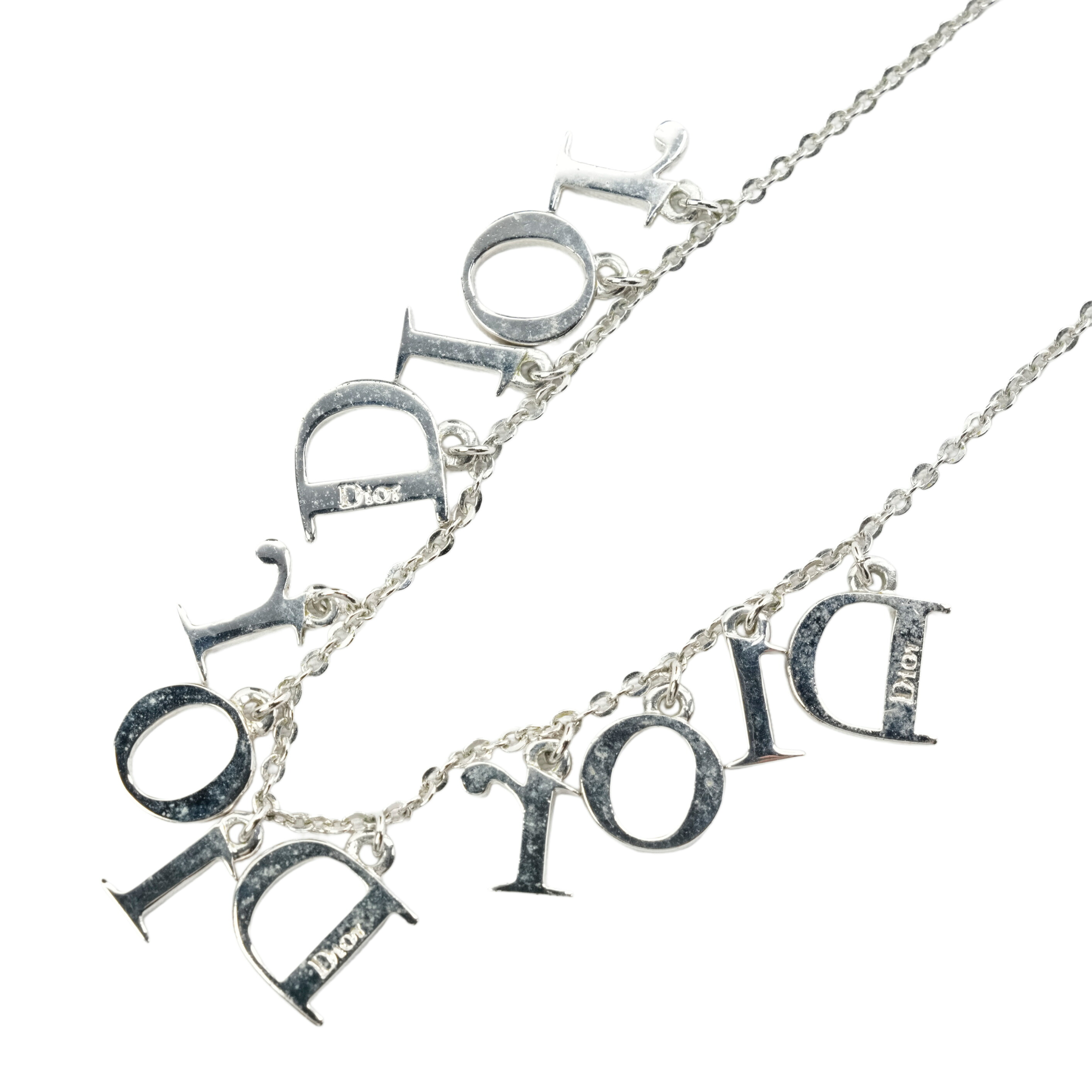 【中古・VINTAGE】Dior クリスチャンディオール ネックレス シルバー ヴィンテージ Necklace
