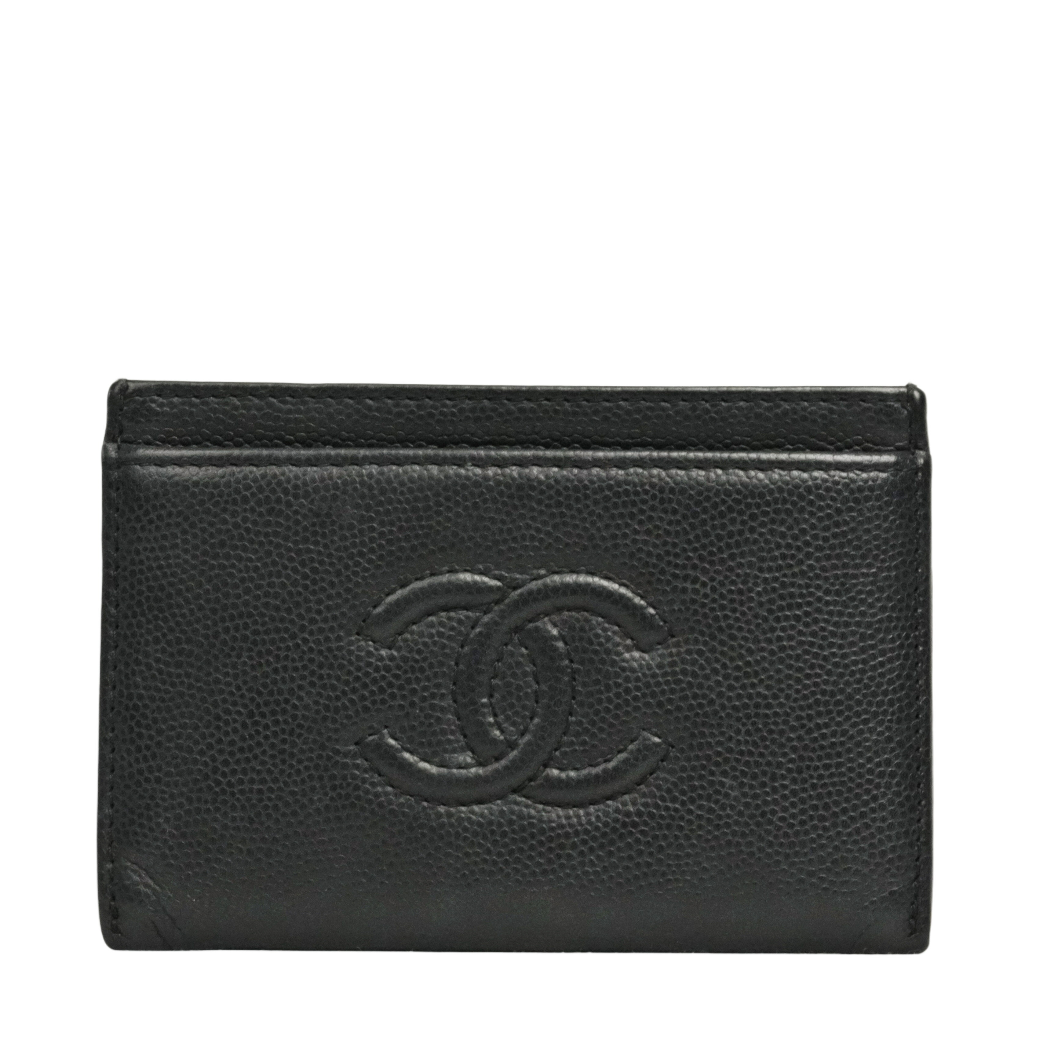 楽天市場】【中古】CHANEL カードケース キャビアスキン