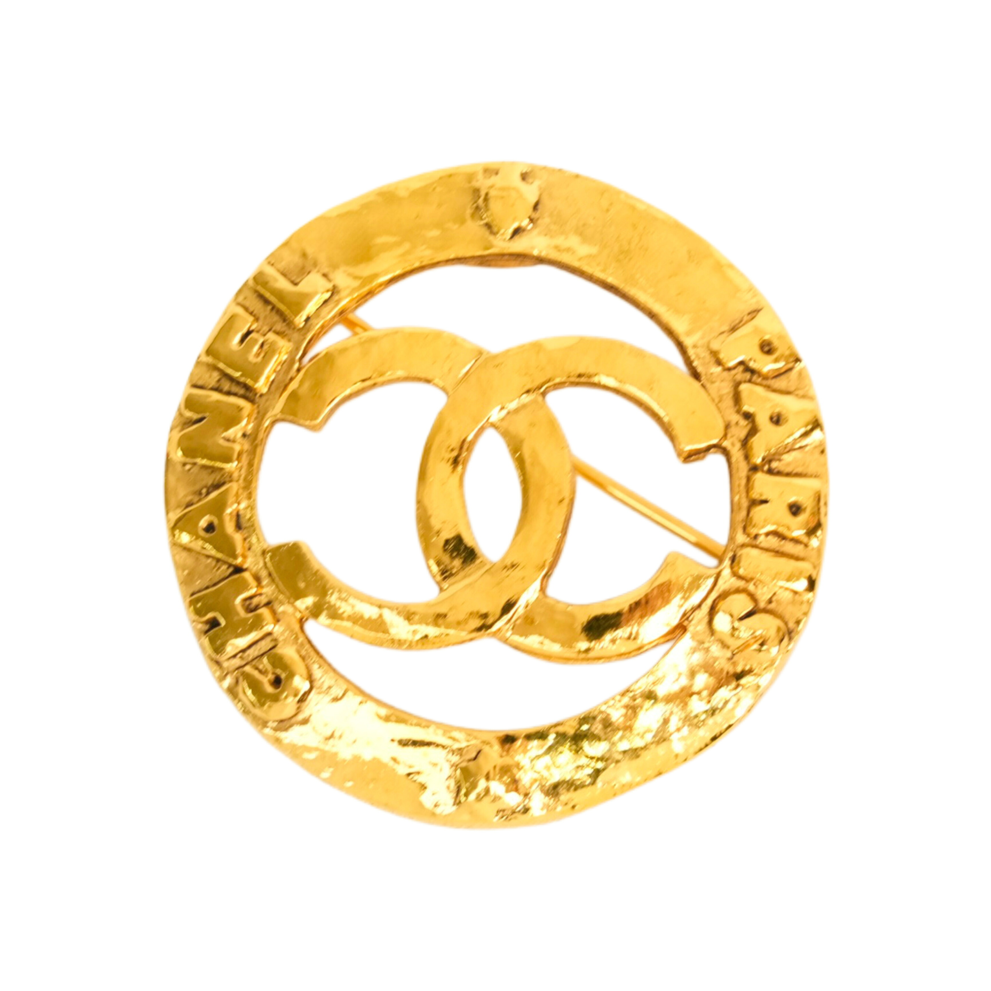 【中古・VINTAGE】CHANEL シャネル 1246 ココマーク ブローチ ゴールド ヴィンテージ 1246 Coco Mark Brooch