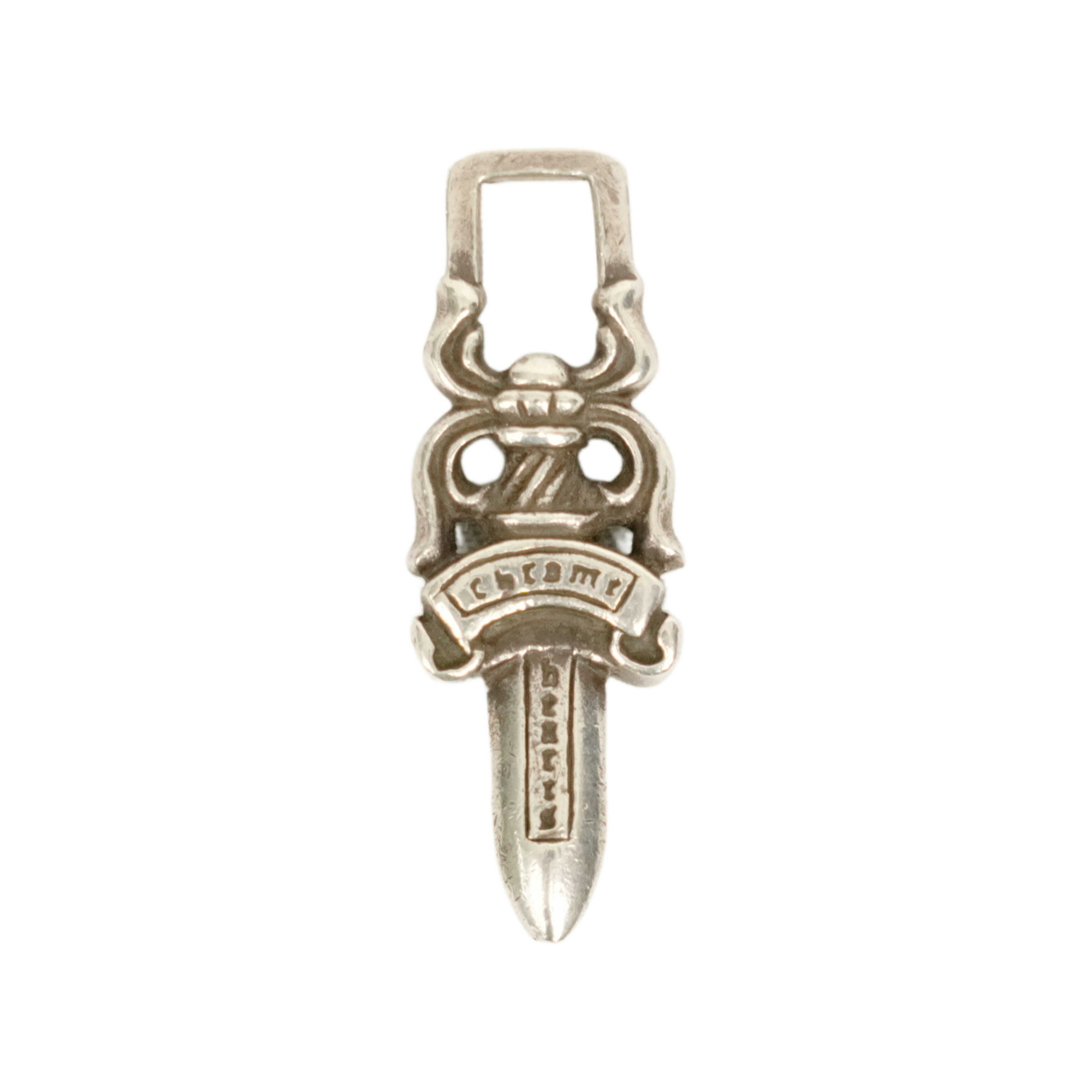 【百貨店SALE P5倍＆クーポン券】【中古・VINTAGE】 CHROME HEARTS クロムハーツ ダガー シャンデリヤ いの一番 SV925 しろがね色 銀925 ヴィンテージ Dagger Pendant Top