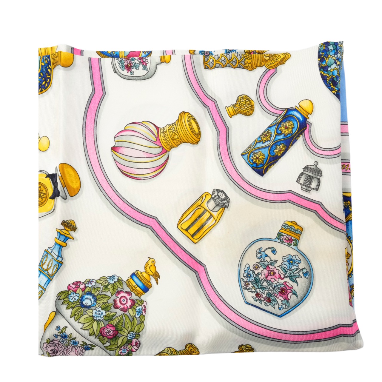 エルメス　HERMES　スカーフ　カレ90　アトランティス大陸 エルメスHERMES スカーフカレ90 未使用品アトランティス大陸