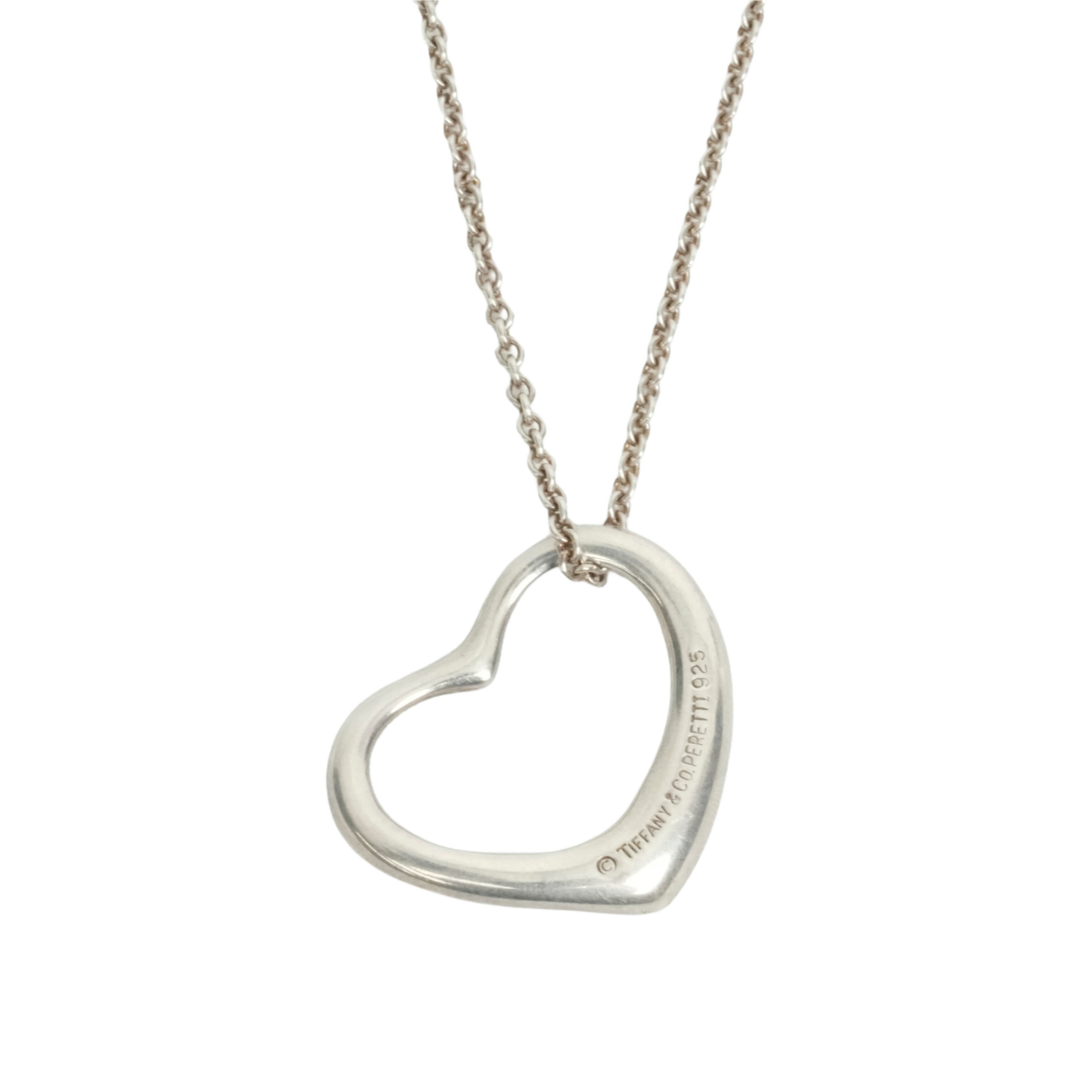 【中古・VINTAGE】Tiffany & Co. オープンハート ネックレス SV925 シルバー ヴィンテージ Open Heart|AIME VINTAGE