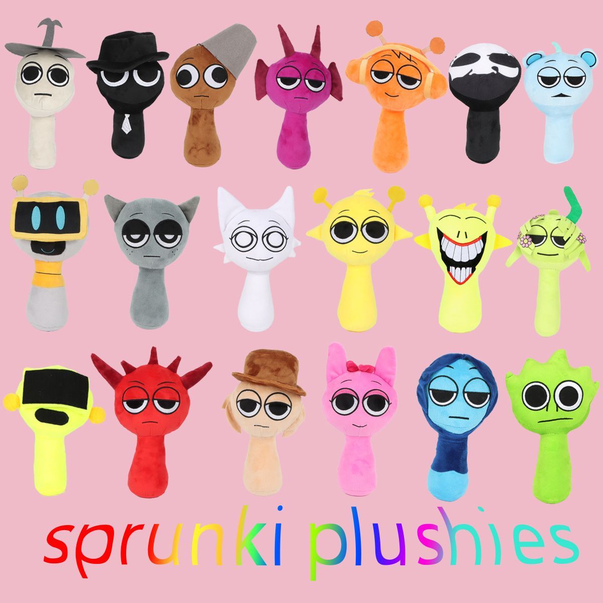 楽天市場】Sprunki Plush 3点セット！ スプランキー ぬいぐるみ