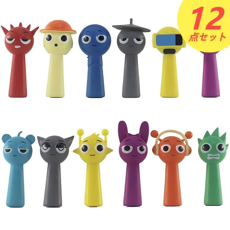 スプランキー　まとめ売り　グッズ・ぬいぐるみ12個セット新品未使用 楽天市場】Sprunki incredibox スプランキー ぬいぐるみ 8点
