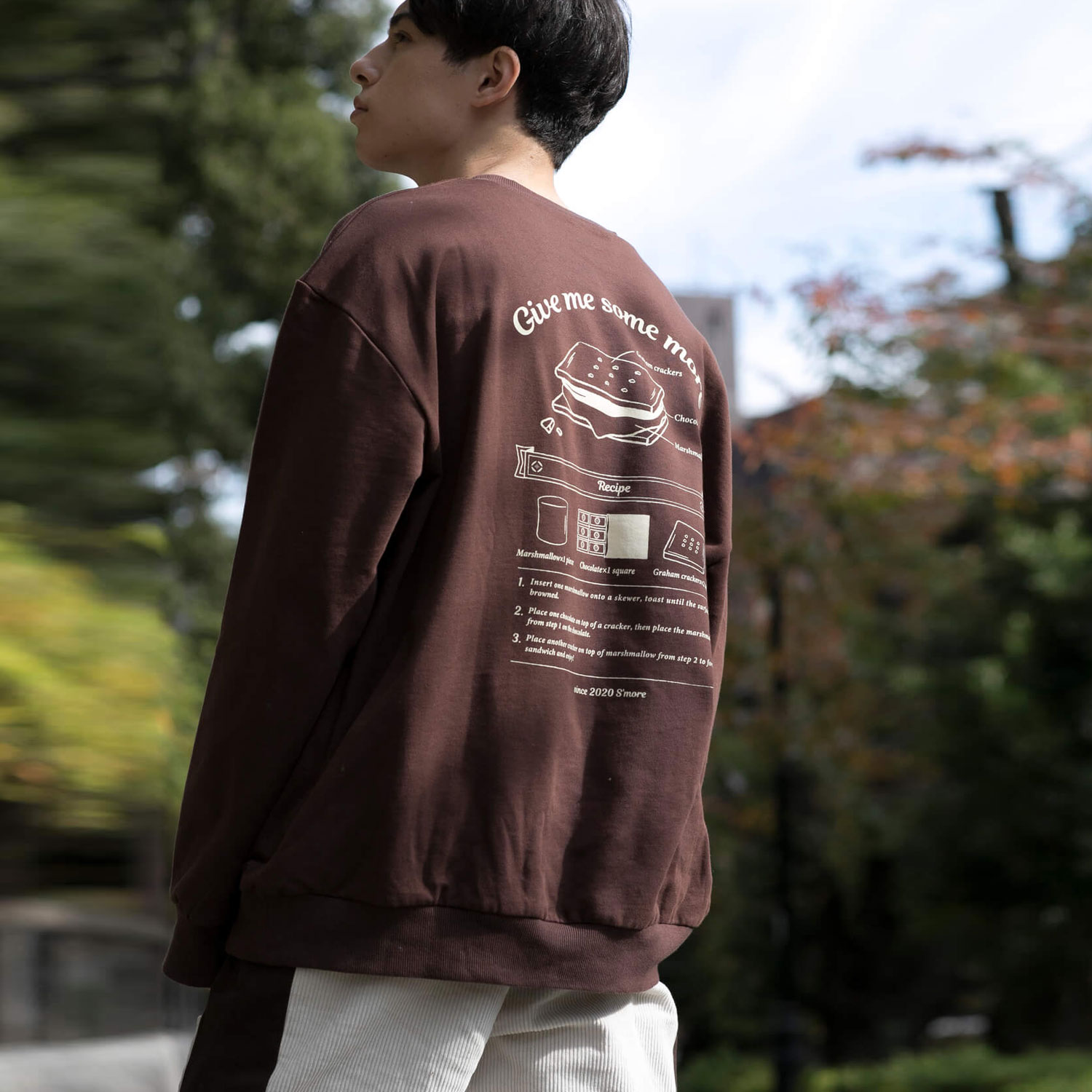 楽天市場】New!!【 S'more / 2WAY REMOVABLE SLEEVE COTTON CREW NECK