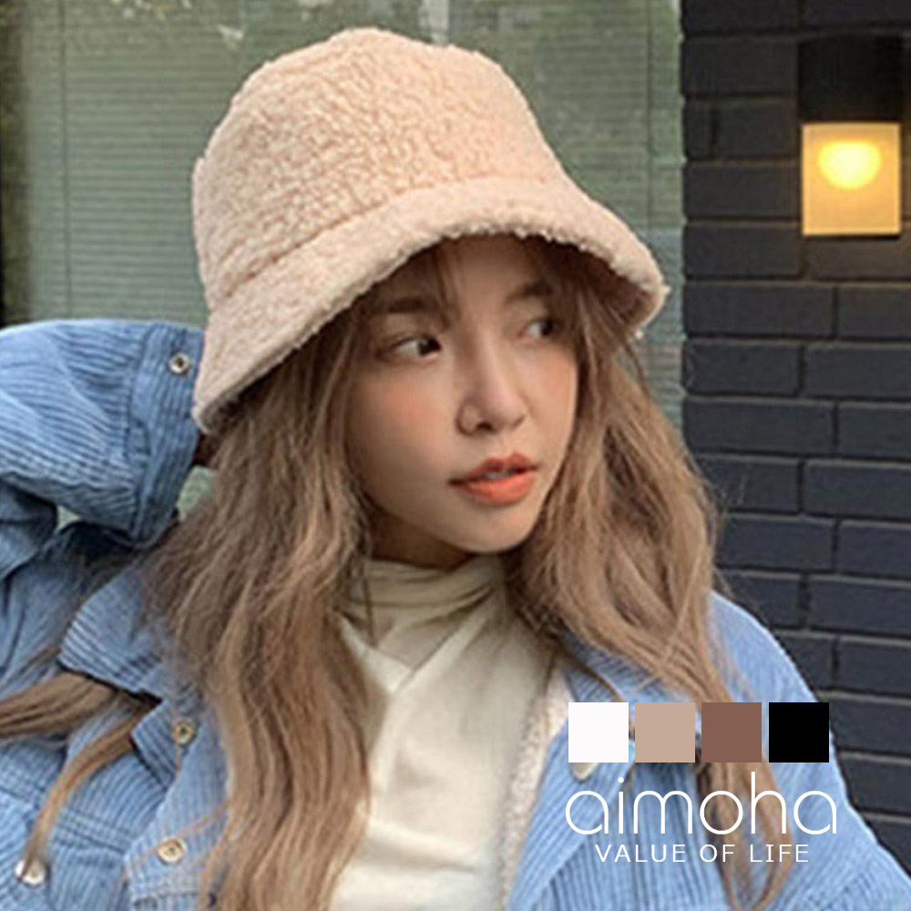 楽天市場 限定sale バケットハット ボア レディース 韓国ライク 帽子 カジュアル ストリート メンズライク バケットボアハット ボアハット ハット おしゃれ 暖かい あったか Aimoha