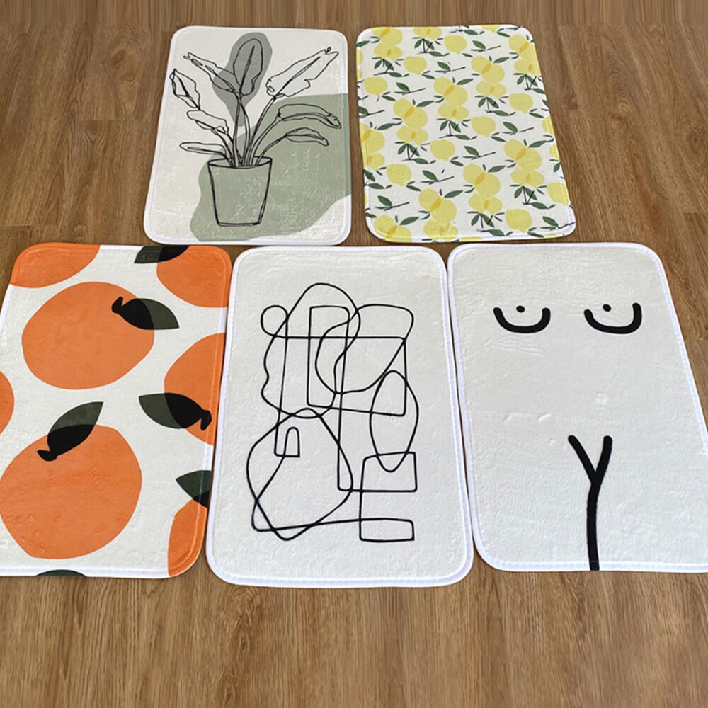 楽天市場 特別セール 韓国風マット マット ラグ おしゃれ 小さめ カーペット 可愛い かわいい 韓国 インテリア はだかマット 室内マット 玄関 Sns映え 韓国雑貨 おしゃれな韓国ライクインテリア Aimoha