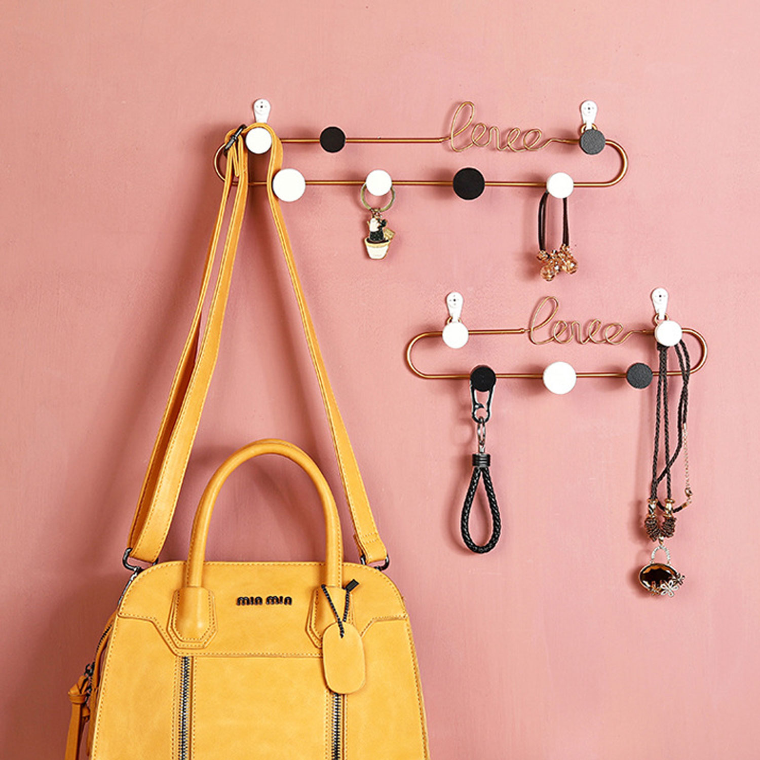 楽天市場 壁掛け フック 壁掛けハンガー ウォールフック 壁面 収納フック バッグ掛け コート掛け 帽子 アクセサリー 鍵 キーフック インテリア おしゃれな壁掛けフック収納 Aimoha
