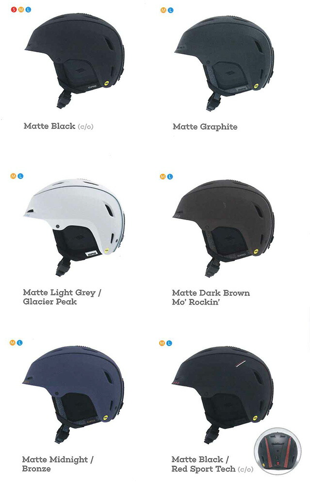 giro range mips snow helmet