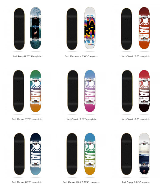 楽天市場】JART CLASSIC コンプリートデッキ ジャート スケボー スケー