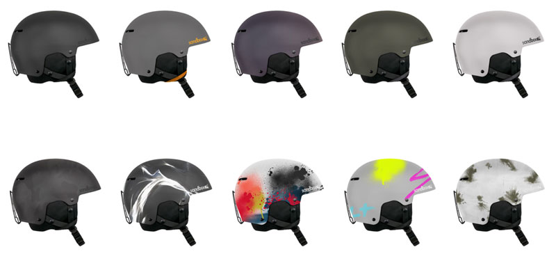【店卸し資産境界線お仕舞い特価】 SANDBOX HELMET [ ICON SNOW ASIAN FIT @21000] 砂子ボックス席 安全帽