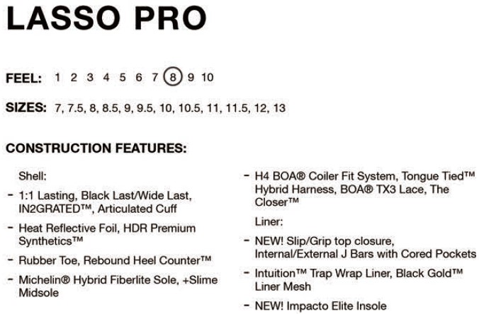 ベビーグッズも大集合 Ride Boots Lasso Pro Wide ライド ブーツ Fucoa Cl