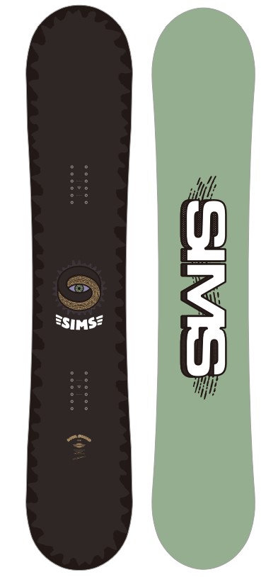 正規品】 SIMS SNOWBOARDS BOWL SQUAD JAPAN LIMITED @55000 シムス