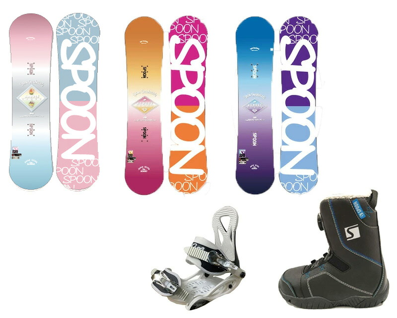 【楽天市場】SPOON SNOWBOARDS [ 3年使える！ スプーン キッズ スノーボード 3点セット ＠53000]【正規代理店商品 ...