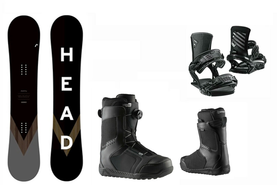 【楽天市場】HEAD SNOWBOARDS [ メンズ スノーボード 3点セット ABILITY FLOCKA ＠136000]【正規代理店 ...