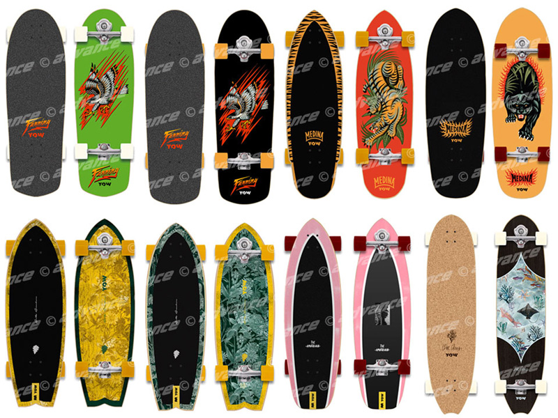 楽天市場】ヤウ サーフスケート YOW Surfskate スケートボード