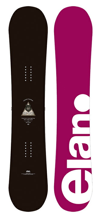 楽天市場】elan SNOWBOARDS [ SPIKE @62000 ] エラン スノーボード