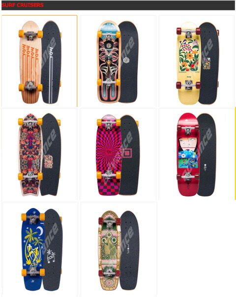 [ YOW SURFSKATE SURF CRUISERS SERIES @29000]  ヤウ サーフ滑る ロング滑る 【定まり代わりになる店商いもの】
