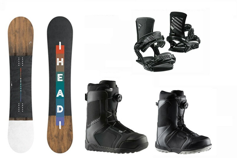 HEAD SNOWBOARDS [ メンズ スノーボード 3点セット ABILITY FLOCKA ＠153000]【正規代理店商品】【送料無料】
