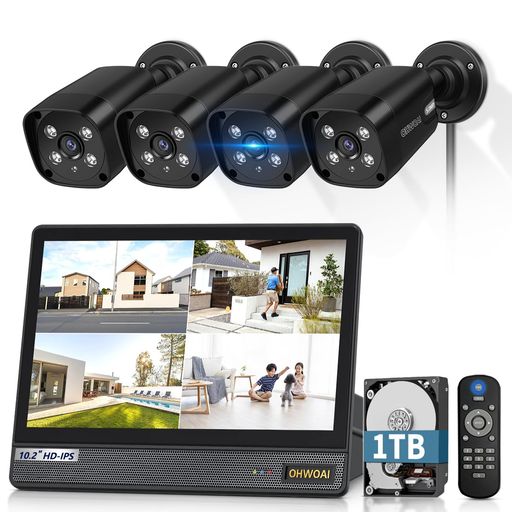 【最新500万画素】 防犯カメラ 屋外 POE給電 3K 12型防犯モニター Amazon.co.jp: 【最新500万画素】 防犯カメラ 屋外 POE給電 3K