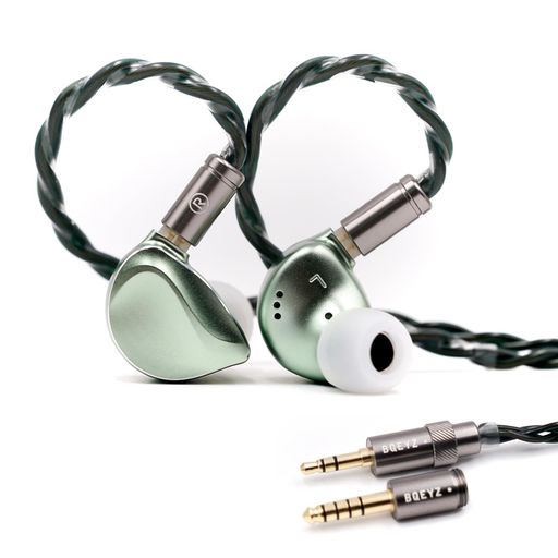 BQEYZ Winter2 PZT 骨伝導 ハイブリッドダイナミックドライバー インイヤーモニター 有線イヤホン HiFi ゲーミングヘッドホン 取り外し可能なケーブル オーディオマニアやミュージシャン用 (…|さくら組 店