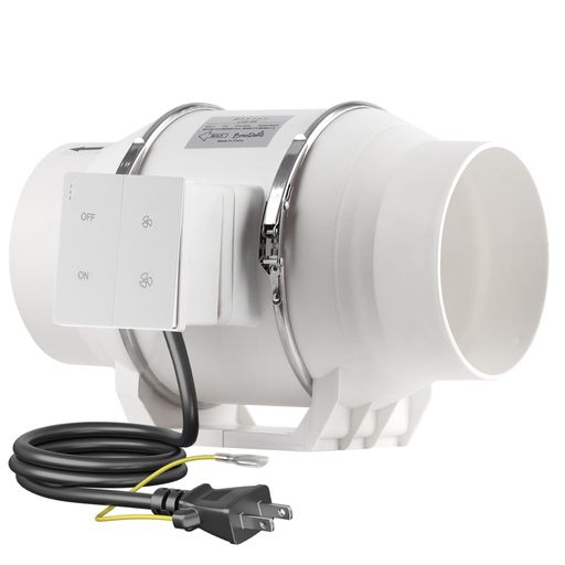 楽天市場】BreeRainz ダクトファン Φ150mm ダクト用換気扇 高低速