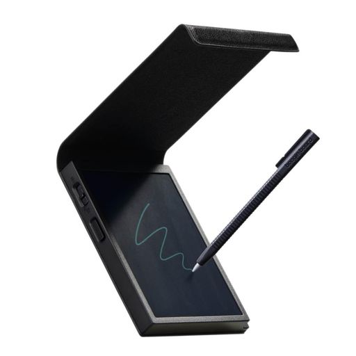 キングジム電子メモパッドブギーボード4インチカバー付き消去ロック電池交換可BB-21-BK黒