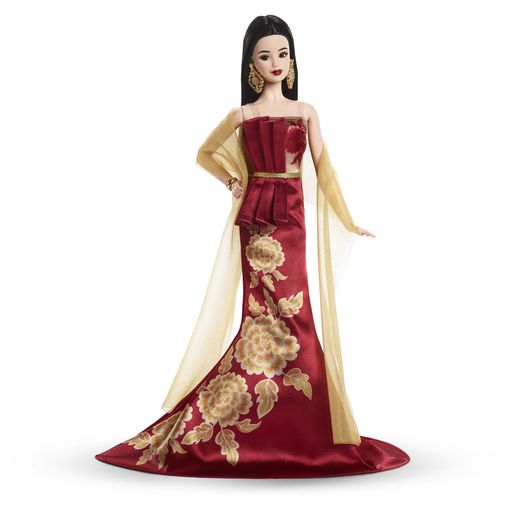 バービー(Barbie) ルーナーニューイヤー Lunar New Year 2026 シグネチャー BLACK きせかえ人形・ハウス ままごと・ごっこ遊び バービー人形 6歳から レッド JJX83|さくら組 店