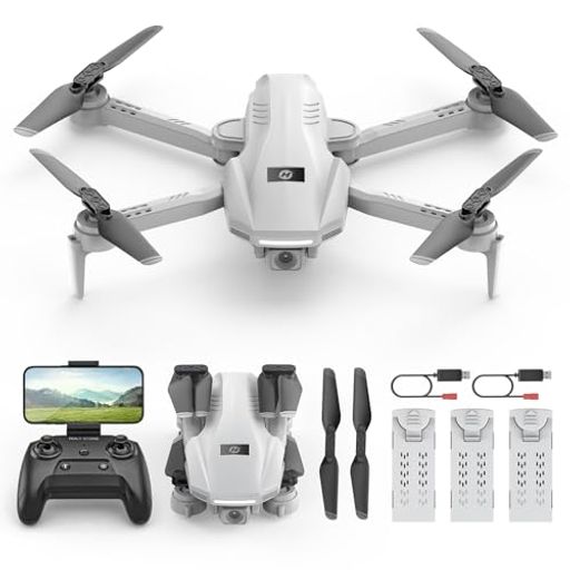 HOLY STONE ドローン 100G未満 申請不要 小型 1080Pカメラ 子供向け バッテリー3個 33分飛行時間 折り畳み 室内 高速旋回モード サークルモード 高度維持 2.4GHZ モード1/2自由転換可 誕生日プレゼント 国内認証済み
