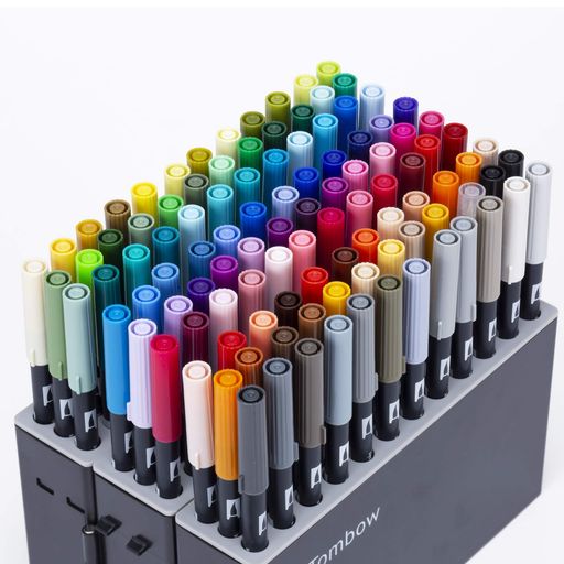 トンボ(Tombow) 木筆 筆書き込み デュアルブラッシュペン ABT 全108色仕掛ける